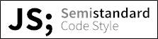 JavaScript Semistandard Style